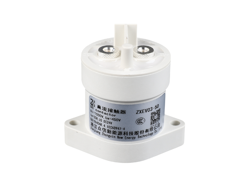 Contator DC de alta tensão com encapsulamento epóxi ZXEV03-50A